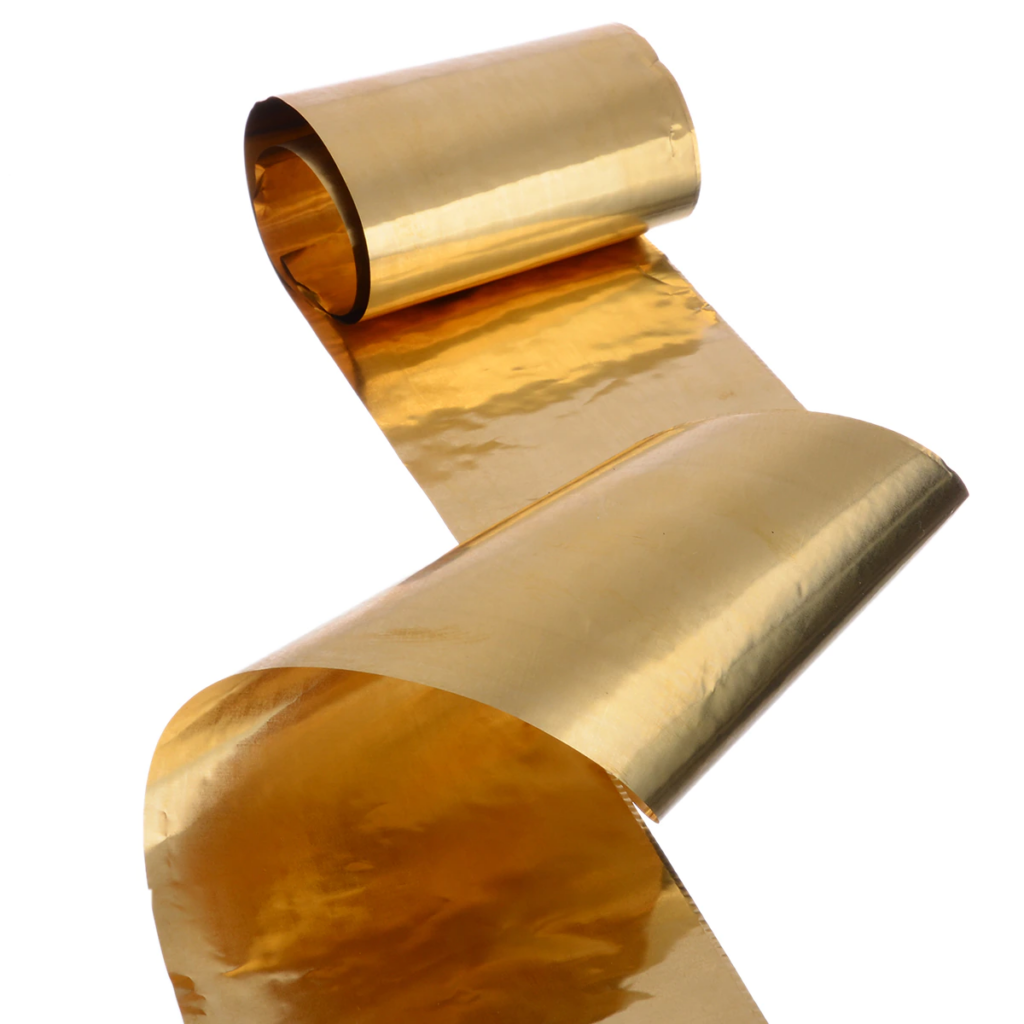 Фольга из золота 0.005 мм 3л 99.9 ГОСТ 24552-2014