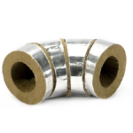 Кашированный отвод 125 мм 50 мм 120 кг/м3