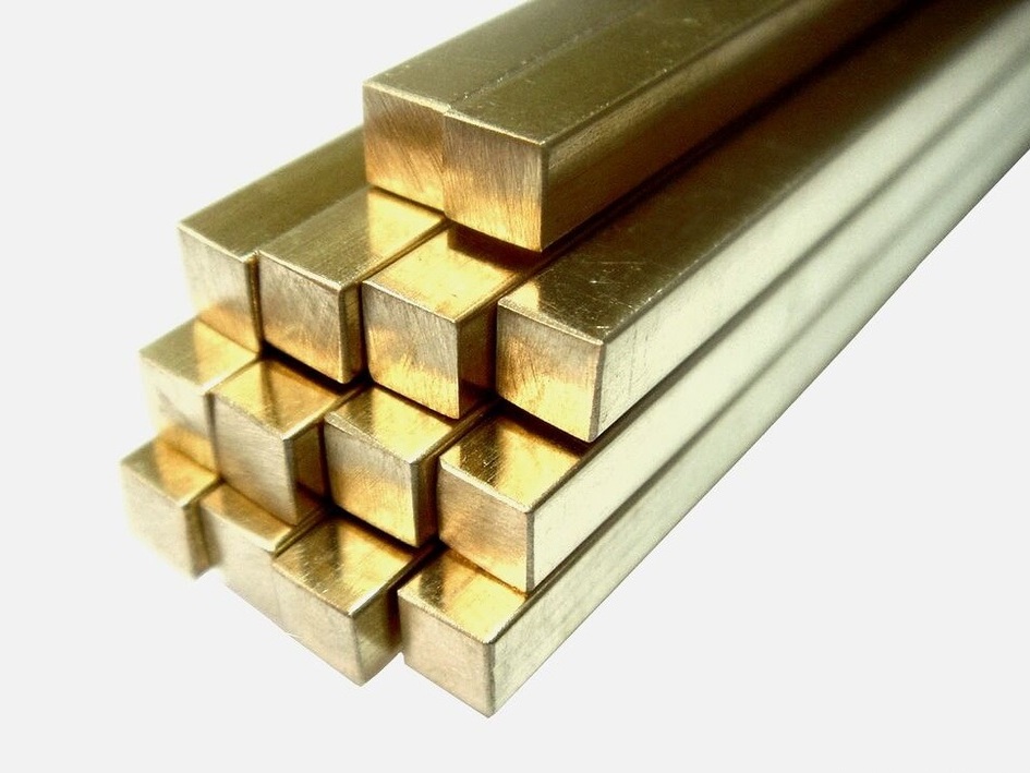 Латунный квадрат 10 мм 10 мм ЛЖС58-1-1 ГОСТ 2060-2006