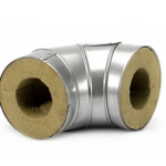 Отвод в оцинковке 406 мм 30 мм 100 кг/м3