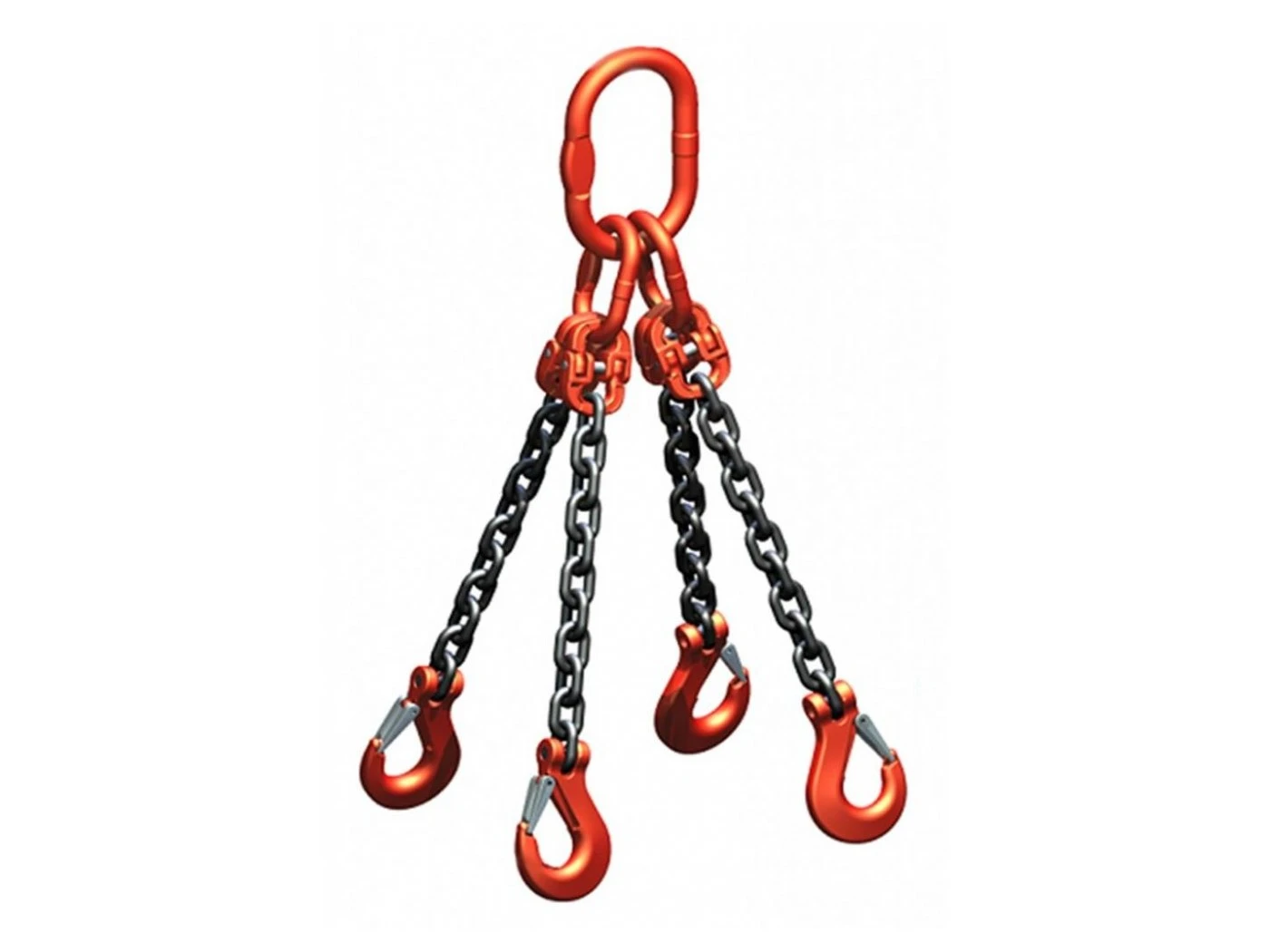 Стропы четырехветвевые для одновременного подъема двух труб