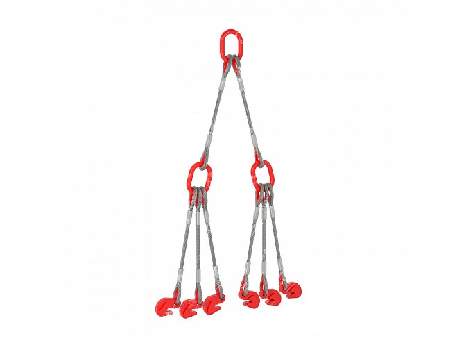 Стропы шестиветвевые для одновременного подъема трех труб