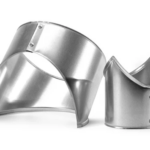 Врезка кожуха из зеркальной нержавеющей стали 100 мм